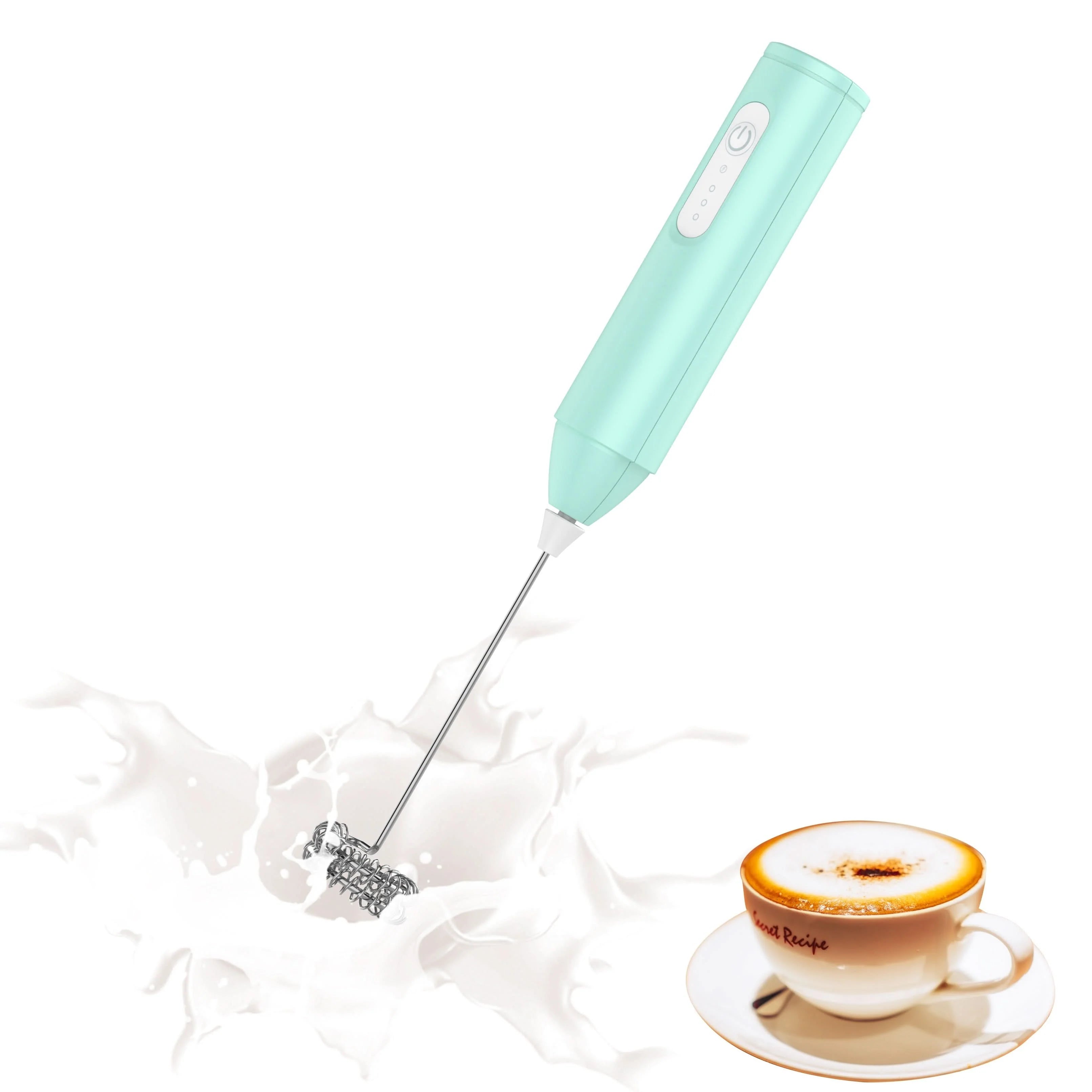USB Rechargeable Electric Milk Frother - 3-Speed
