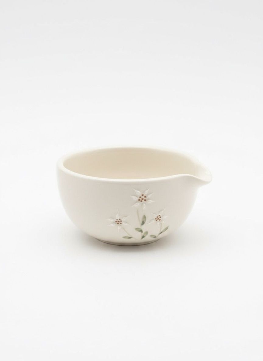 Glazed Chawan Matcha Bowl & Whisk Holder - Rare Beans Co