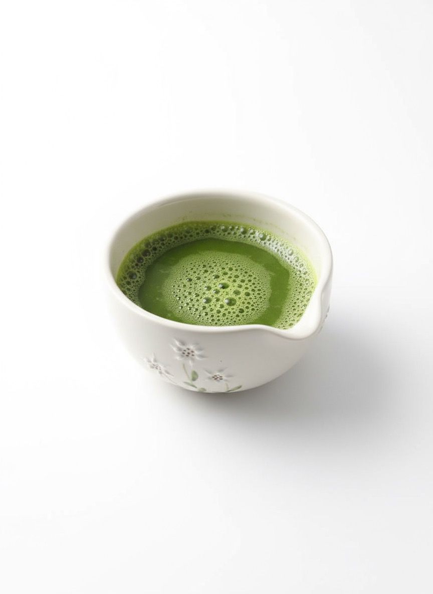 Glazed Chawan Matcha Bowl & Whisk Holder - Rare Beans Co